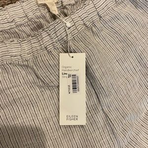 NWT EILEEN FISHER CROPPED 100% LINEN PANT